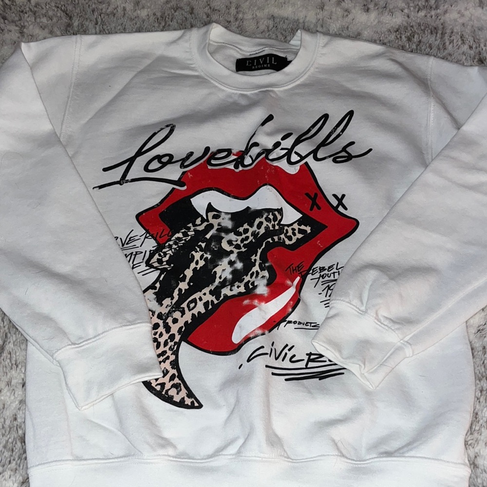 Civil Regime Crewneck “Love Kills”